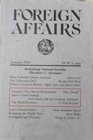 Foreign Affairs Summer 1990