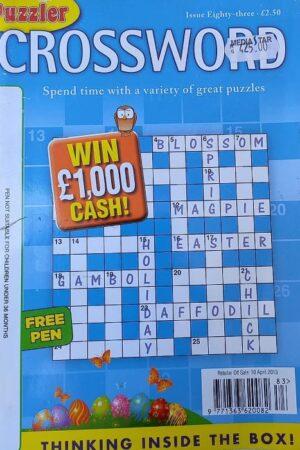 Crossword Spend time with a Variety of Great Puzzles