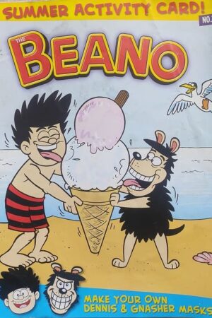 Summer Activity Card!  Beano Make your own Dennis & Gnasher Masks!