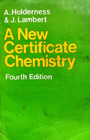 A New Certificate Chemistry