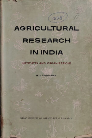 AGRICULTURAL RESEARCH IN INDIA