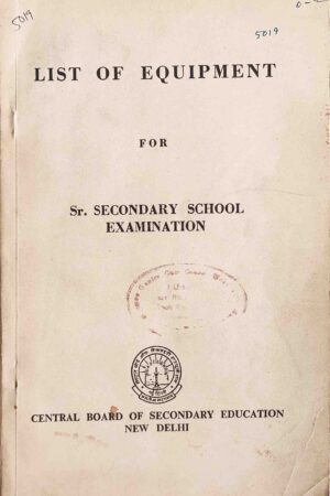 LIST OF EQUIPMENT FOR SECONDARY SCHOOL EXAMINATION