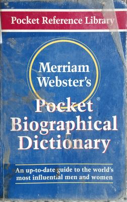 Pocket Biographical Dictionary