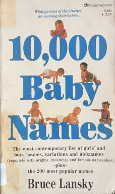 10,000 Baby Names