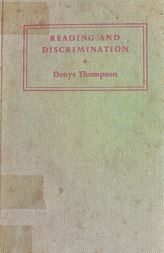 Reading And Discrimination