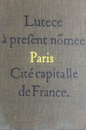 CONNAISSANCE DU VIEUX PARIS